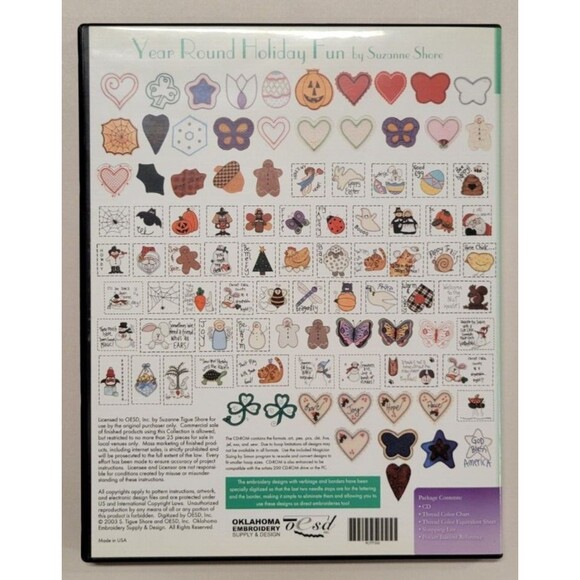 777 Year Round Holiday Fun by Suzanne Embroidery CD Software OESD - Picture 10 of 14